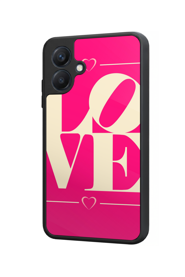 Samsung Galaxy A07 Uyumlu Love Tasarımlı Glossy Premium Kılıf