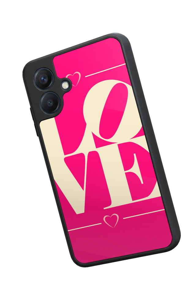 Samsung Galaxy A07 Uyumlu Love Tasarımlı Glossy Premium Kılıf