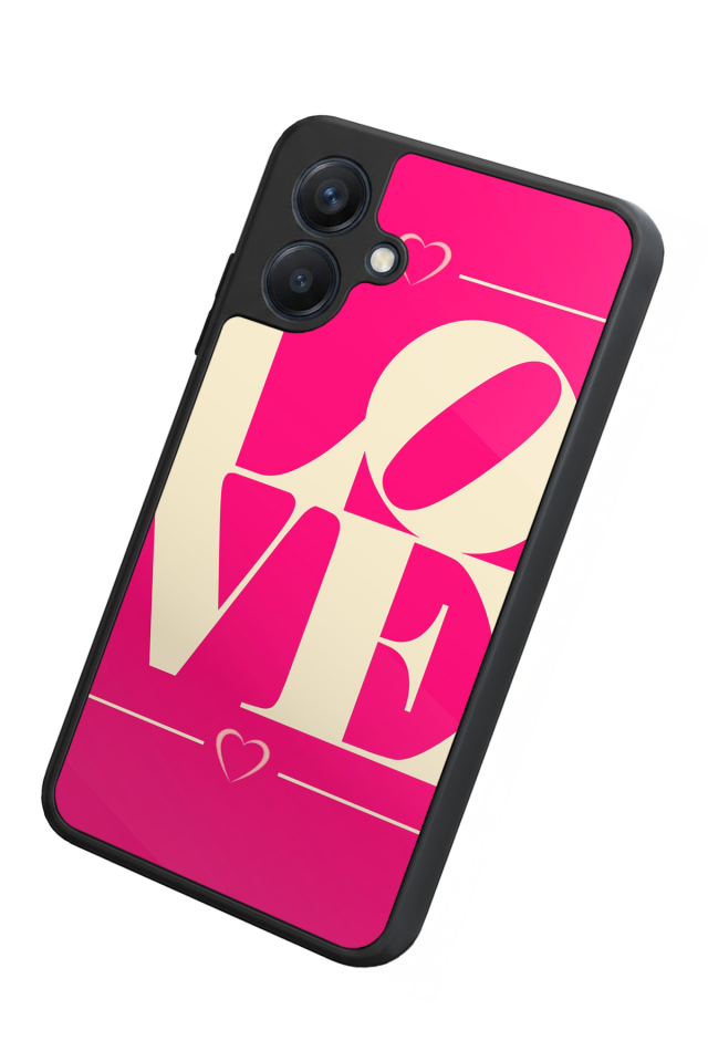 Samsung Galaxy A07 Uyumlu Love Tasarımlı Glossy Premium Kılıf