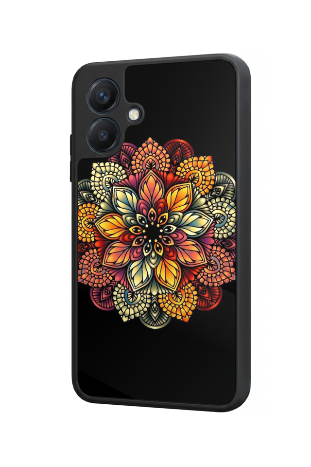 Samsung Galaxy A07 Uyumlu Mandala Tasarımlı Glossy Premium Kılıf