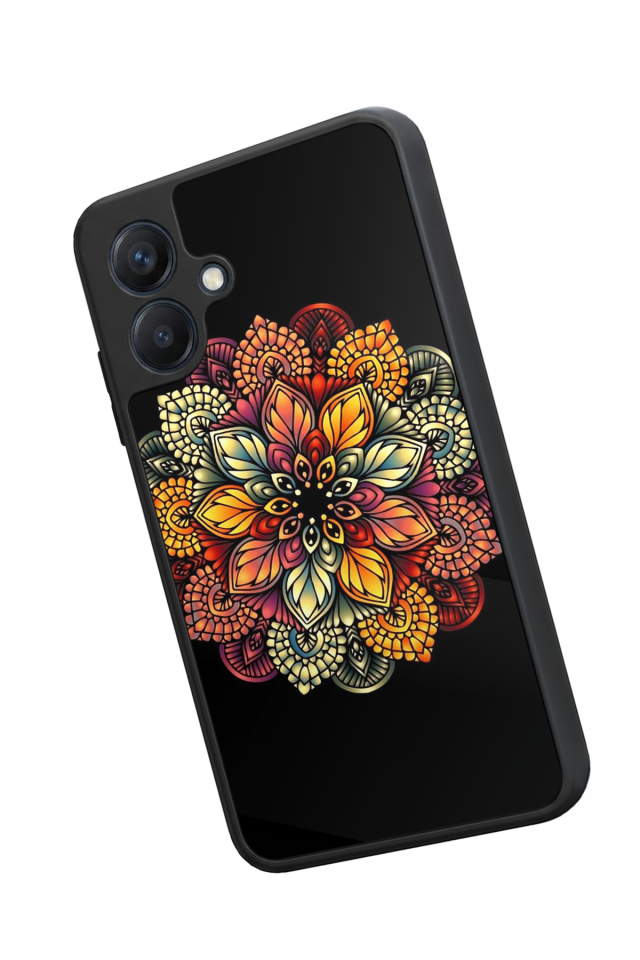 Samsung Galaxy A07 Uyumlu Mandala Tasarımlı Glossy Premium Kılıf
