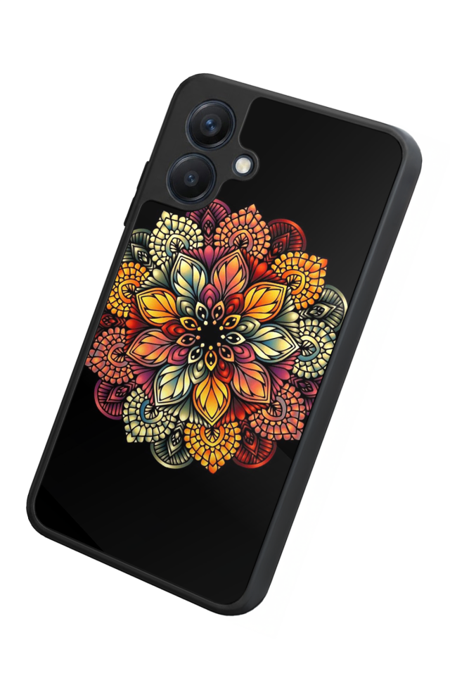 Samsung Galaxy A07 Uyumlu Mandala Tasarımlı Glossy Premium Kılıf