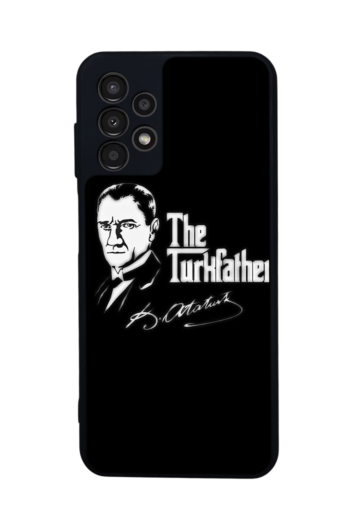 Samsung Galaxy A23 Uyumlu Mustafa Kemal Ataturk Tasarımlı Glossy Premium Kılıf