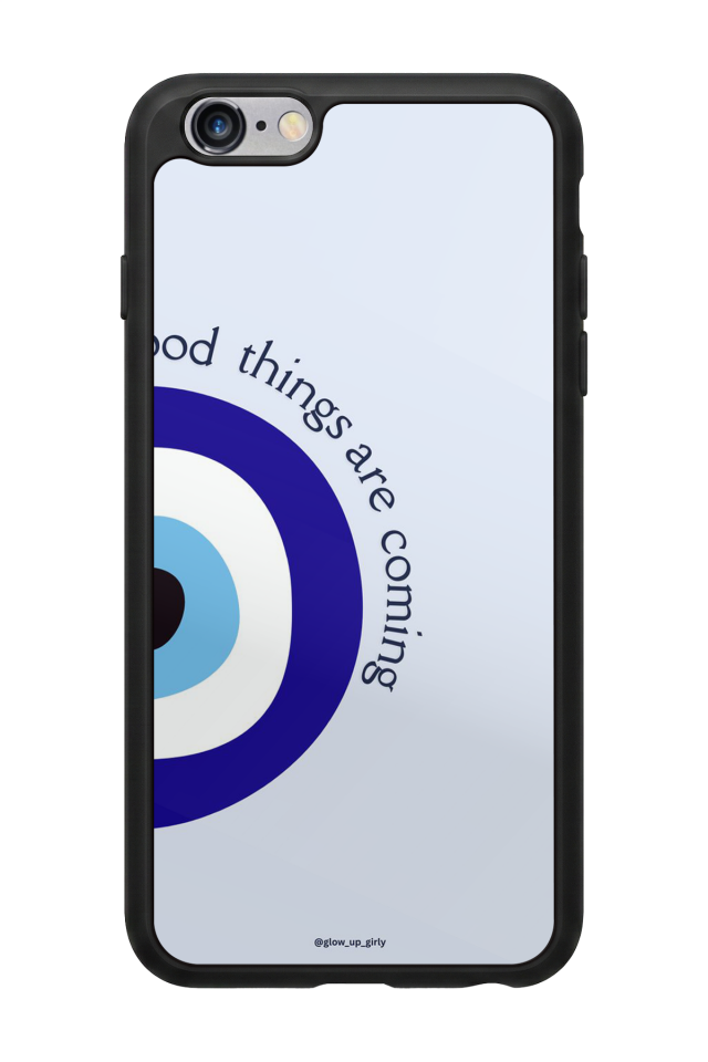 iPhone 6 Plus Uyumlu Nazar Tasarımlı Glossy Premium Kılıf