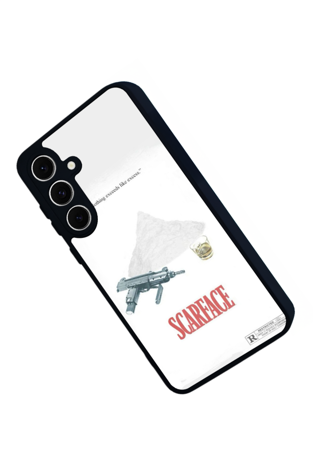 Samsung Galaxy A16 Uyumlu Scarface Tasarımlı Glossy Premium Kılıf