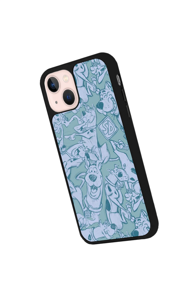iPhone 13/14 Uyumlu Scooby Doo Tasarımlı Glossy Premium Kılıf