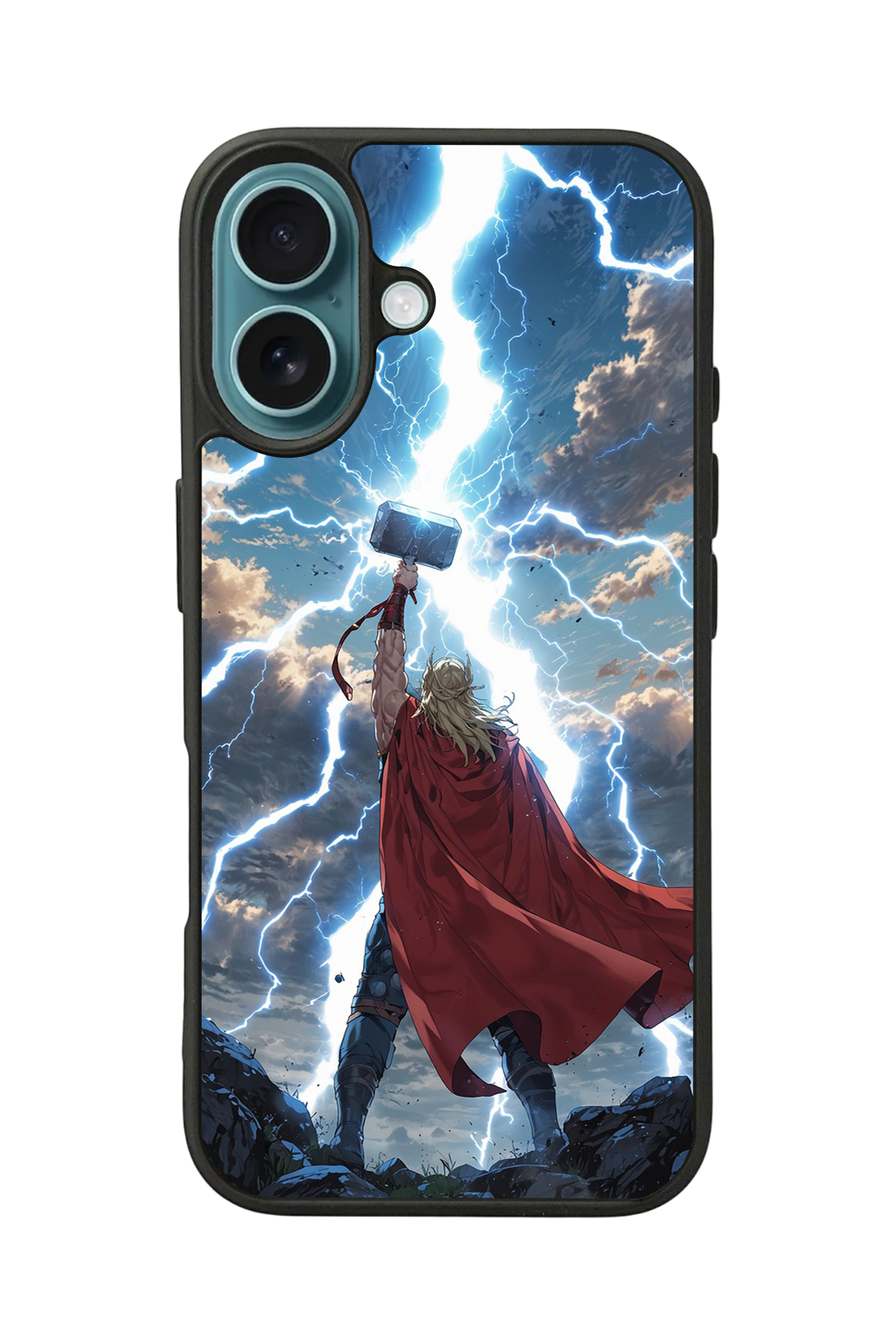 iPhone 16 Uyumlu Thor Tasarımlı Glossy Premium Kılıf