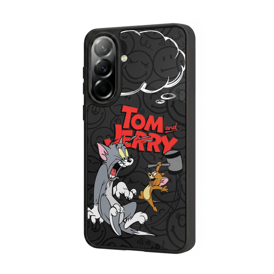 Samsung Galaxy A37 Uyumlu Tom And Jerry Tasarımlı Glossy Premium Kılıf