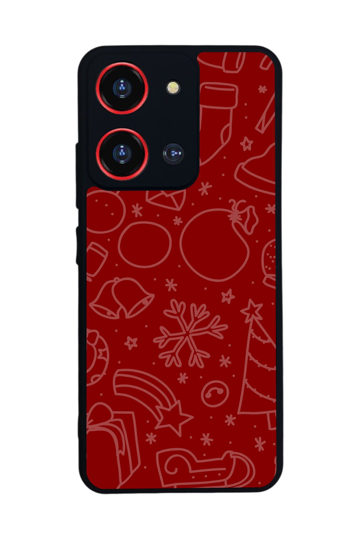 Reeder S19 Max Pro S 108MP Uyumlu Yilbasi Christmas Tasarımlı Glossy Premium Kılıf