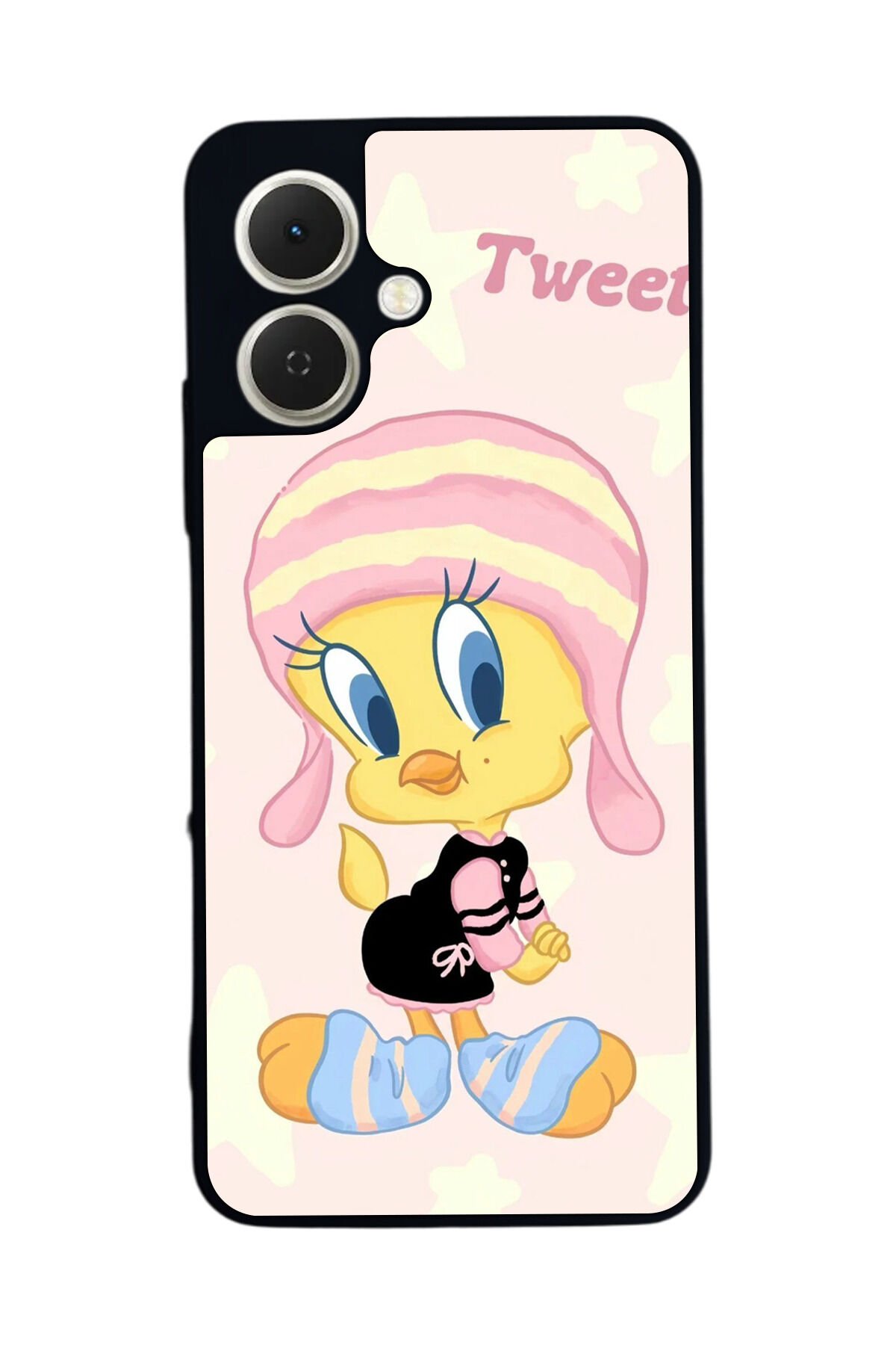 Tecno Spark GO 2 Uyumlu Tweety Tasarımlı Glossy Premium Kılıf