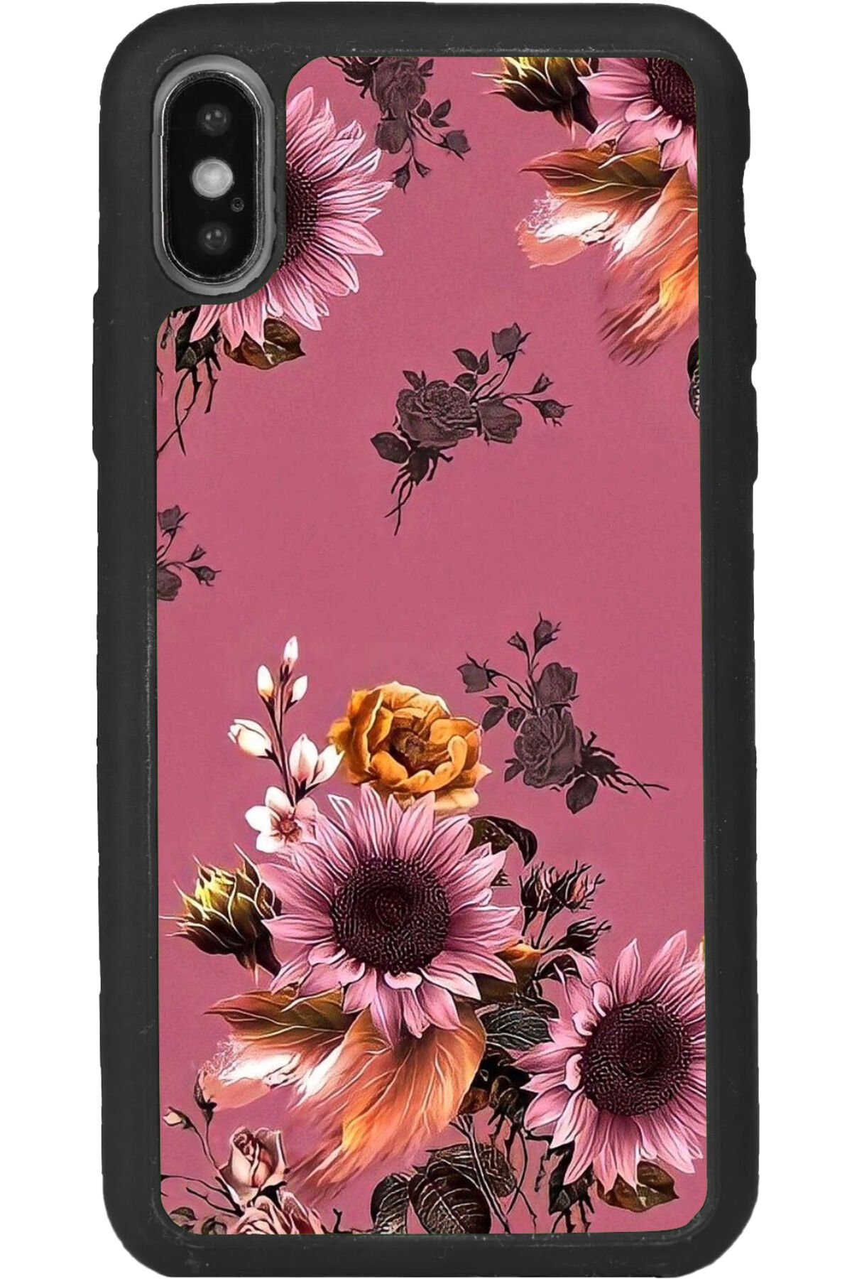 iPhone XS Max Uyumlu Mat Siyah uyumlu Kılıf – Yumuşak Silikon, Koruyucu, Şok Emici Kapak