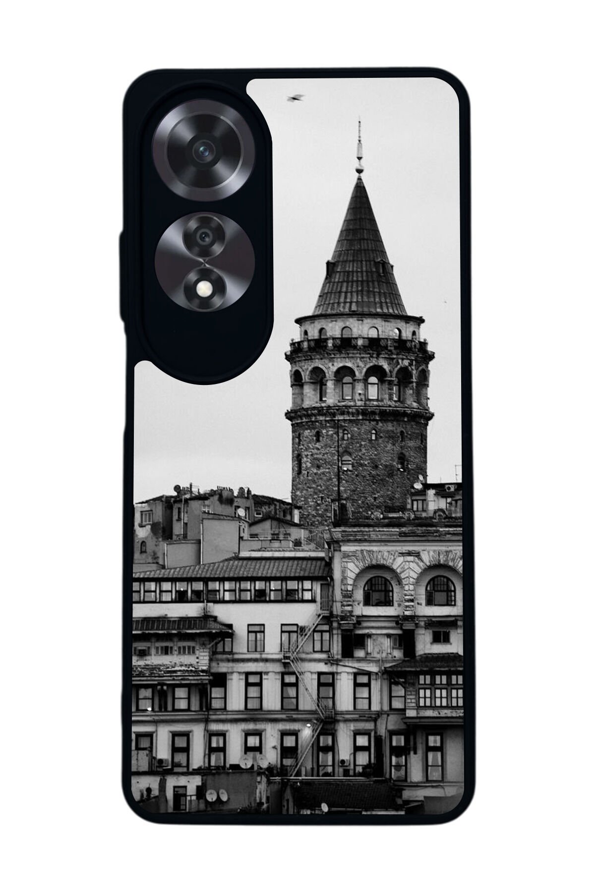 Oppo A60 Mat Siyah uyumlu Kılıf – Yumuşak Silikon, Koruyucu, Şok Emici Kapak