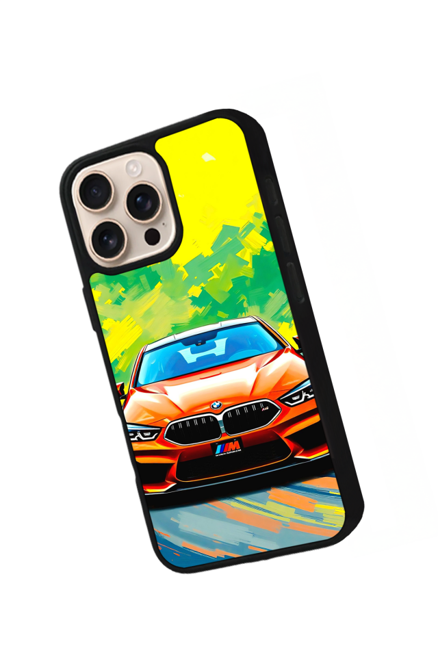 iPhone 14 Pro Uyumlu BMW Tasarımlı Glossy Premium Kılıf