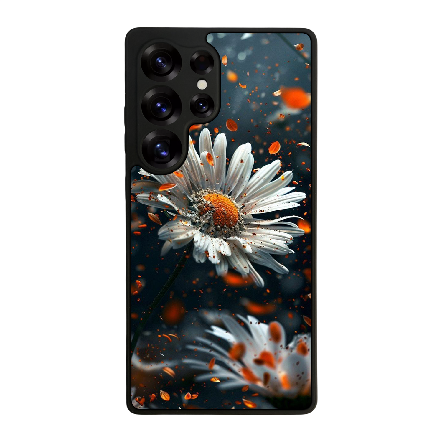 Samsung Galaxy S25 Ultra Uyumlu Cicek Tasarımlı Glossy Premium Kılıf
