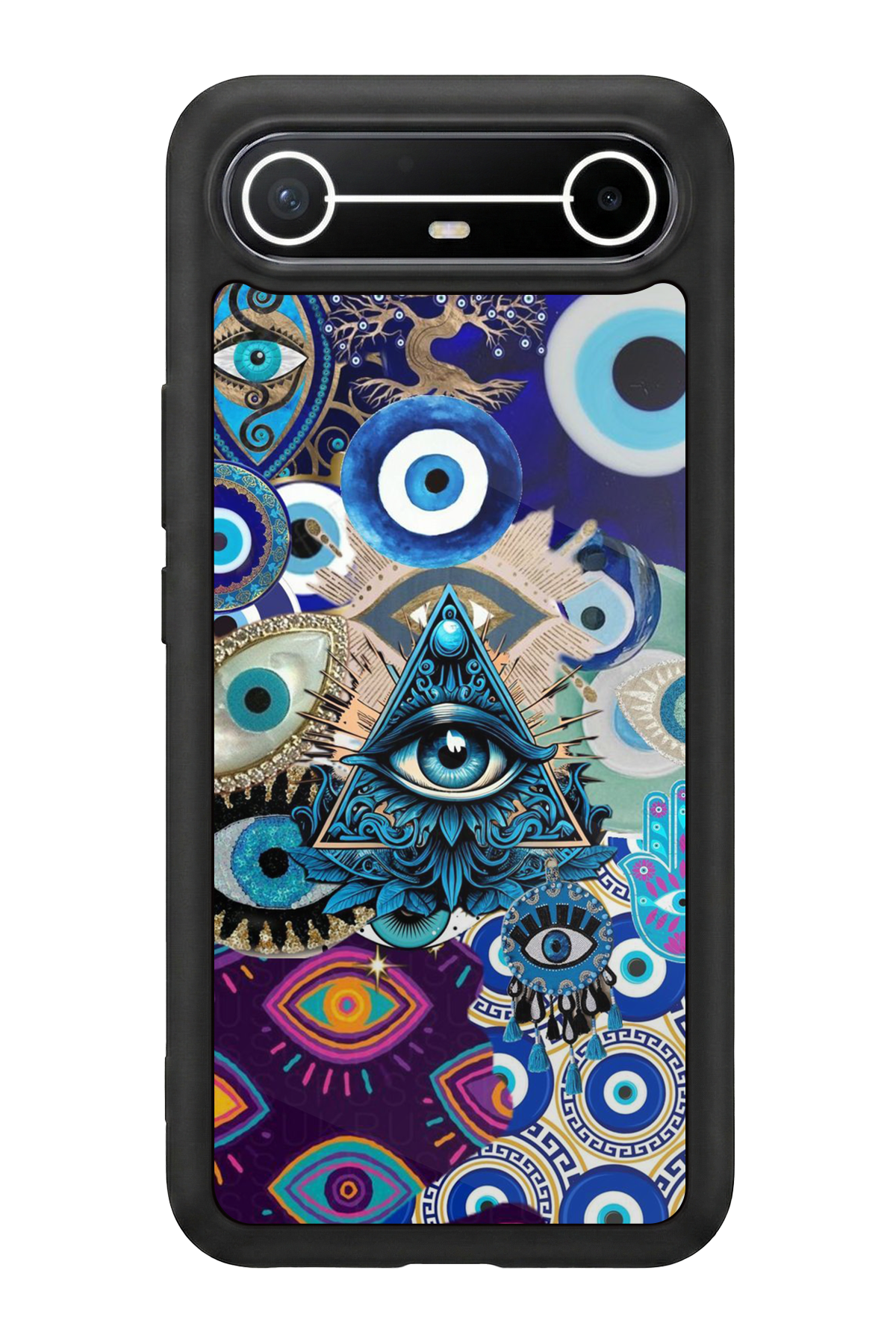 Tecno Spark Slim 5G Uyumlu Göz Tasarımlı Glossy Premium Kılıf