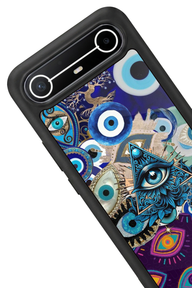 Tecno Spark Slim 5G Uyumlu Göz Tasarımlı Glossy Premium Kılıf