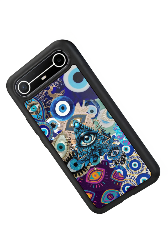Tecno Spark Slim 5G Uyumlu Göz Tasarımlı Glossy Premium Kılıf