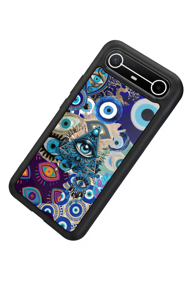 Tecno Spark Slim 5G Uyumlu Göz Tasarımlı Glossy Premium Kılıf