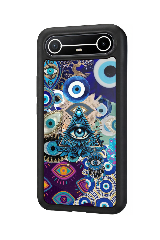 Tecno Spark Slim 5G Uyumlu Göz Tasarımlı Glossy Premium Kılıf