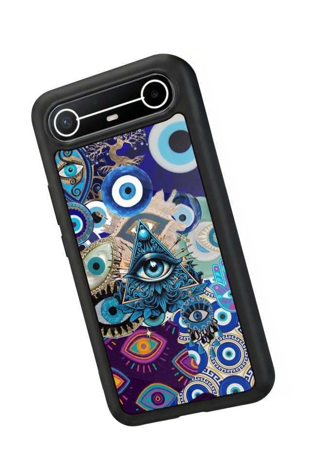 Tecno Spark Slim 5G Uyumlu Göz Tasarımlı Glossy Premium Kılıf