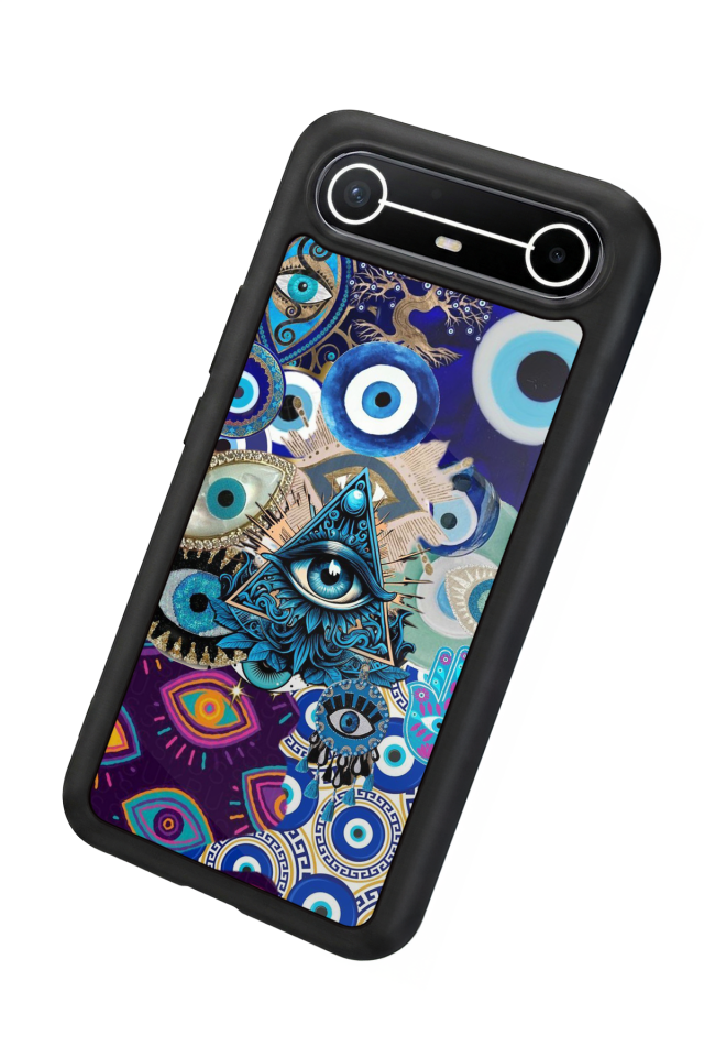 Tecno Spark Slim 5G Uyumlu Göz Tasarımlı Glossy Premium Kılıf
