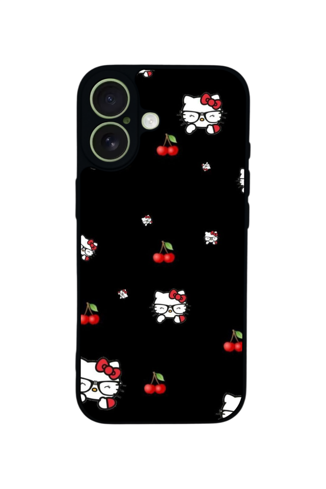 iPhone 17 Uyumlu HelloKitty Tasarımlı Glossy Premium Kılıf