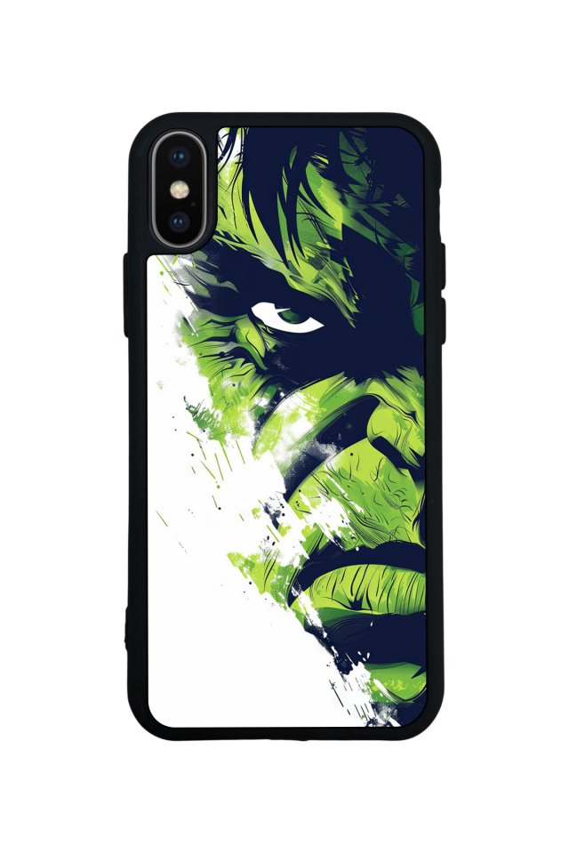 iPhone XS Max Uyumlu Hulk Tasarımlı Glossy Premium Kılıf