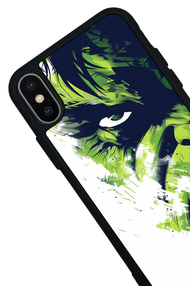 iPhone XS Max Uyumlu Hulk Tasarımlı Glossy Premium Kılıf