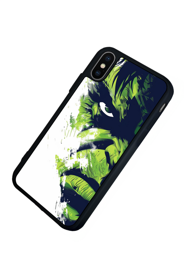 iPhone XS Max Uyumlu Hulk Tasarımlı Glossy Premium Kılıf