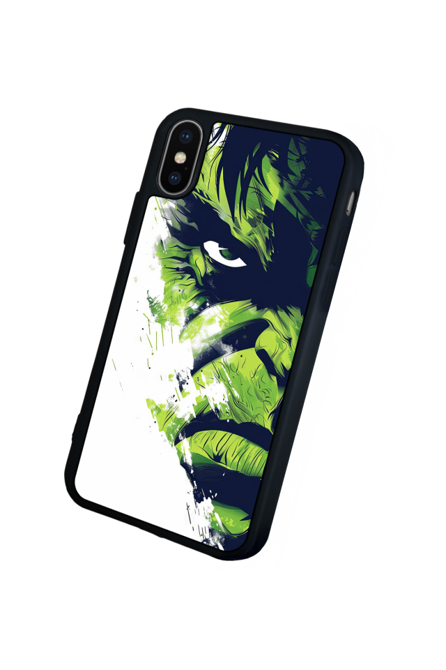 iPhone XS Max Uyumlu Hulk Tasarımlı Glossy Premium Kılıf