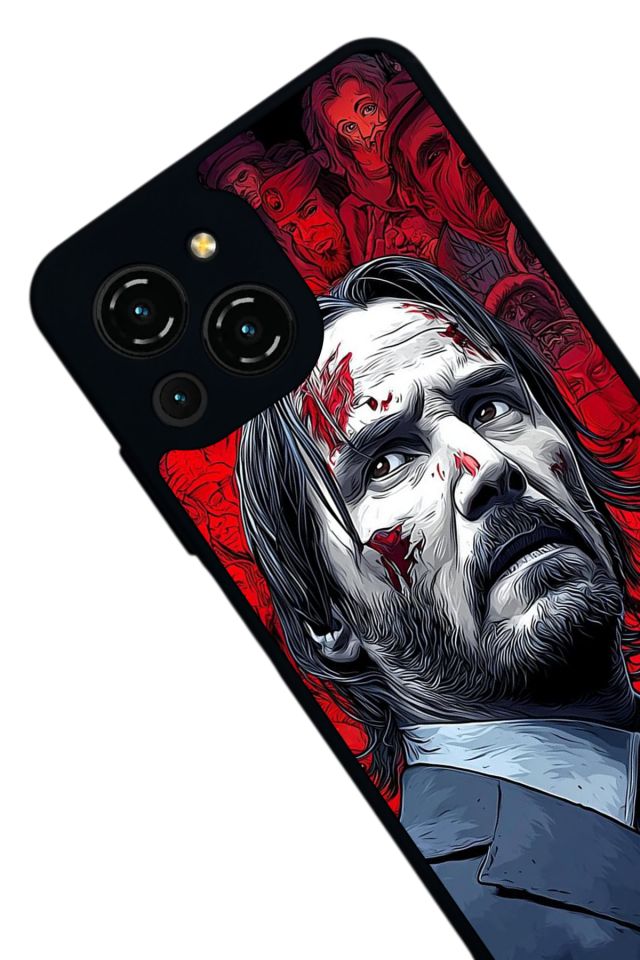 Reeder S23 Pro Max Uyumlu JohnWick Tasarımlı Glossy Premium Kılıf