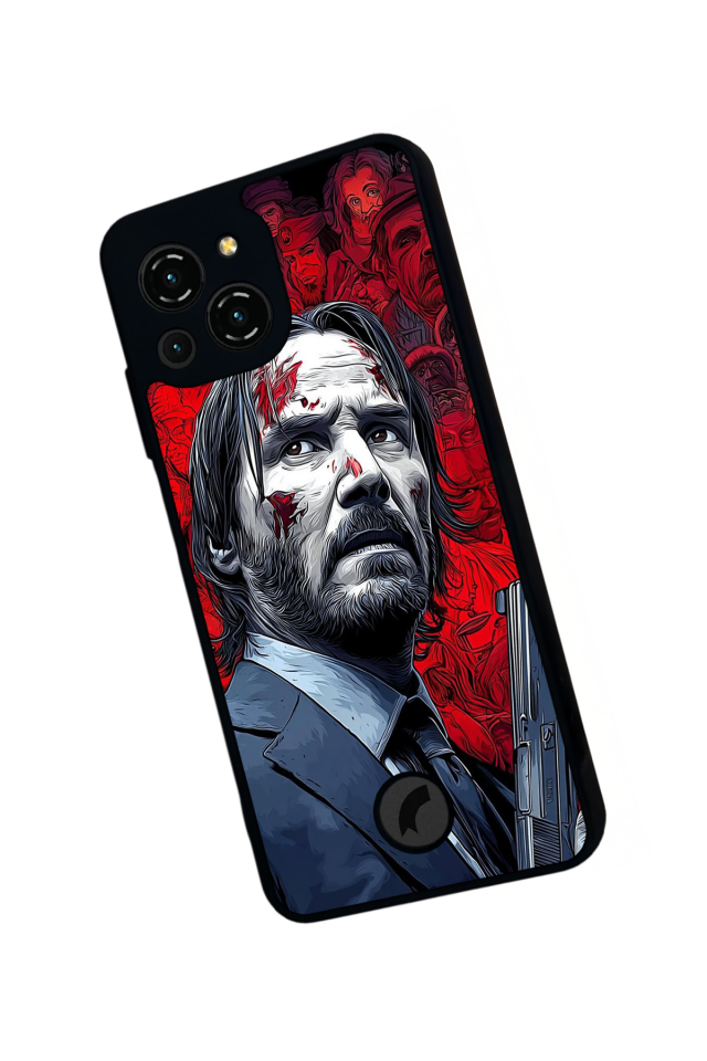Reeder S23 Pro Max Uyumlu JohnWick Tasarımlı Glossy Premium Kılıf