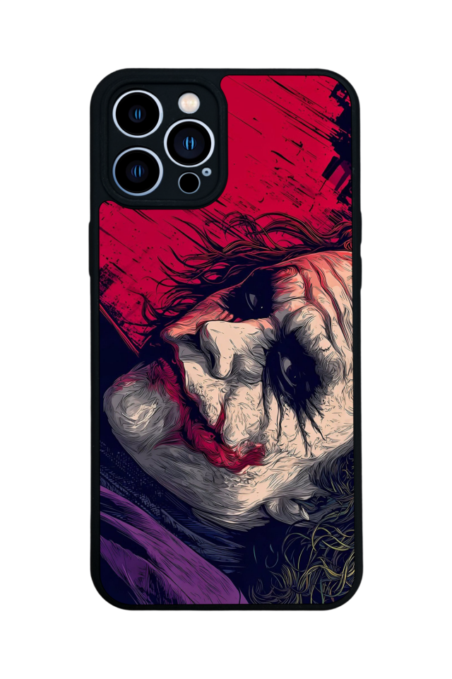 iPhone 12 Pro Max Uyumlu Joker Tasarımlı Glossy Premium Kılıf