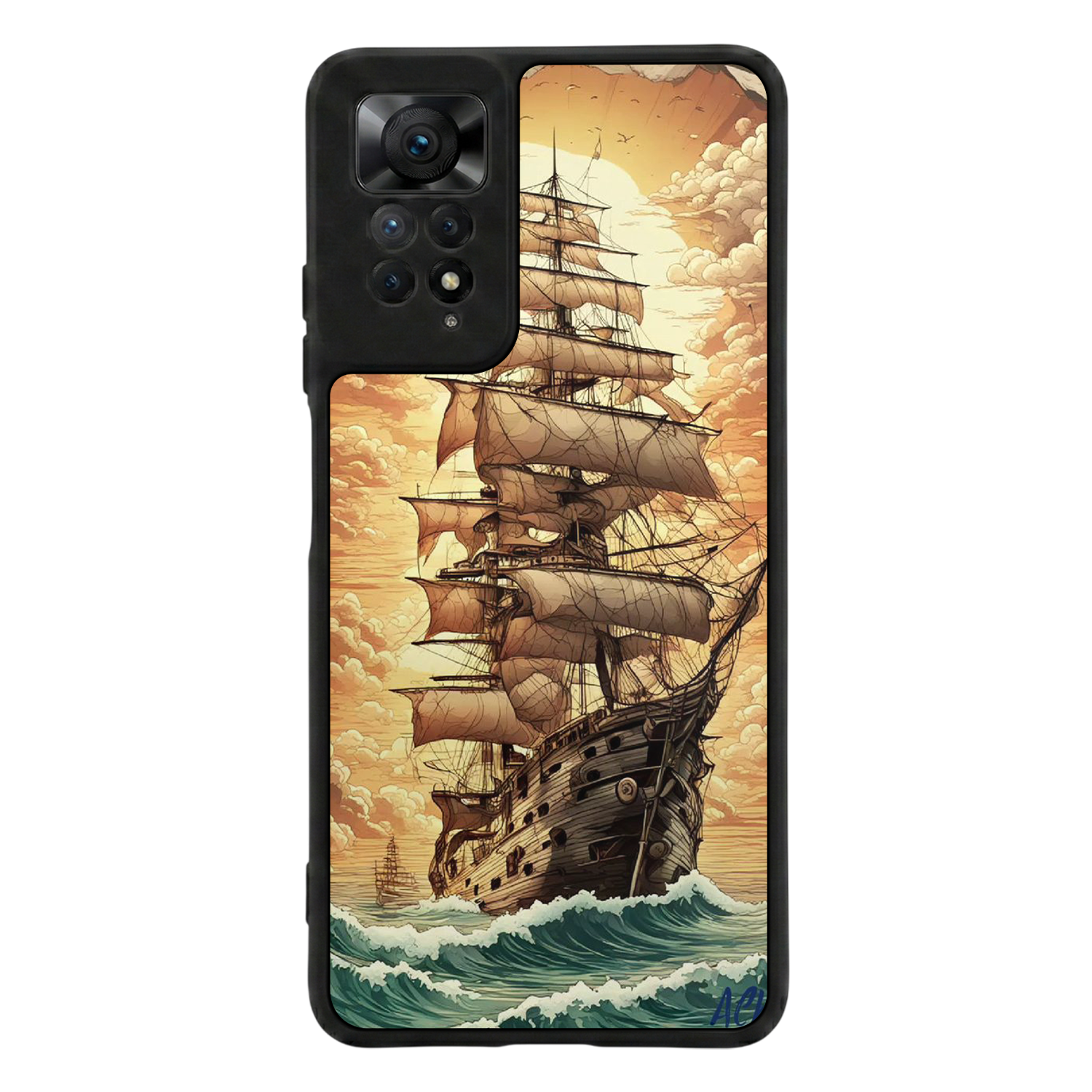 Xiaomi Redmi Note 11 Pro Uyumlu Korsan Tasarımlı Glossy Premium Kılıf