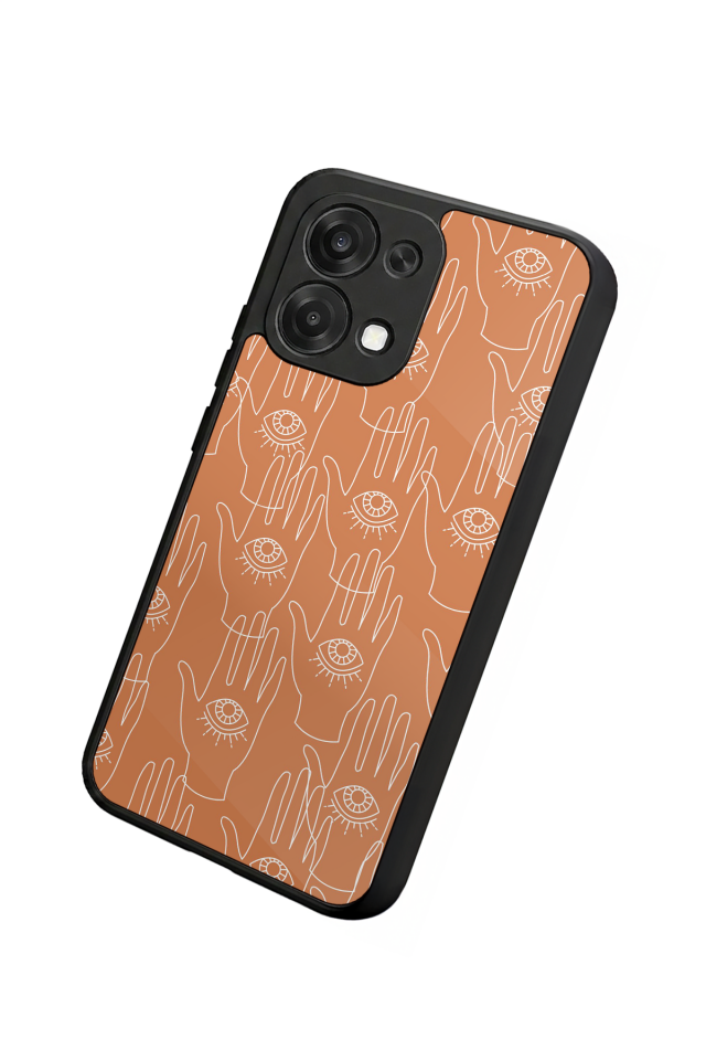 Oppo A6 Pro Uyumlu Line Art Tasarımlı Glossy Premium Kılıf