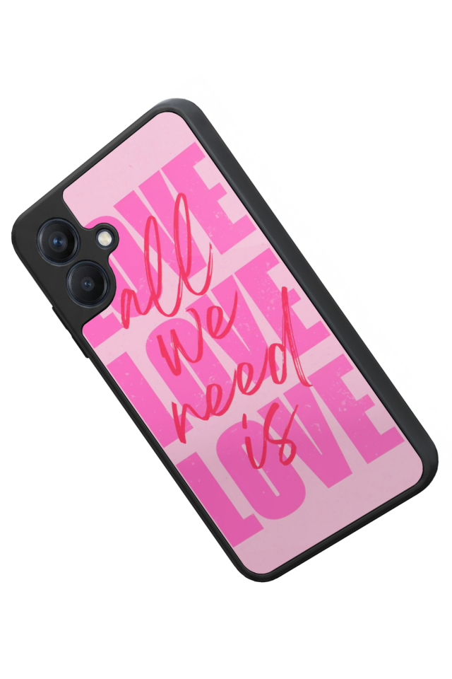 Samsung Galaxy A07 Uyumlu Love Tasarımlı Glossy Premium Kılıf