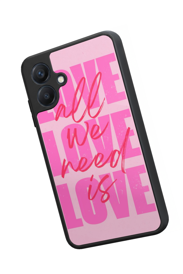 Samsung Galaxy A07 Uyumlu Love Tasarımlı Glossy Premium Kılıf