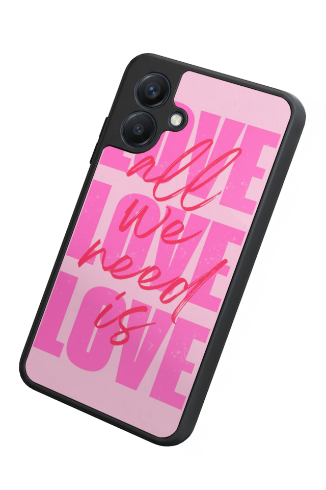 Samsung Galaxy A07 Uyumlu Love Tasarımlı Glossy Premium Kılıf