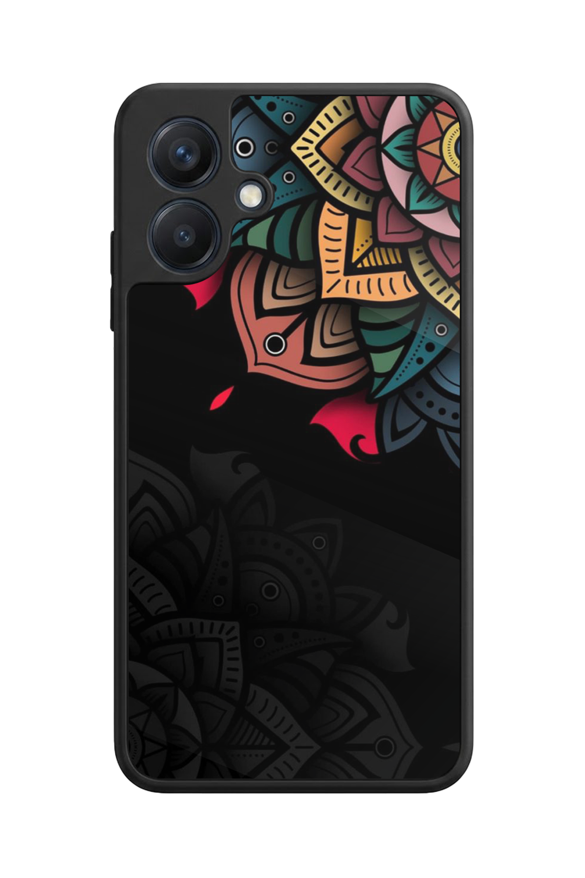 Samsung Galaxy A07 Uyumlu Mandala Tasarımlı Glossy Premium Kılıf