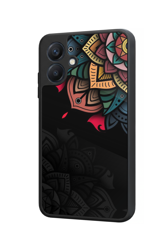 Samsung Galaxy A07 Uyumlu Mandala Tasarımlı Glossy Premium Kılıf