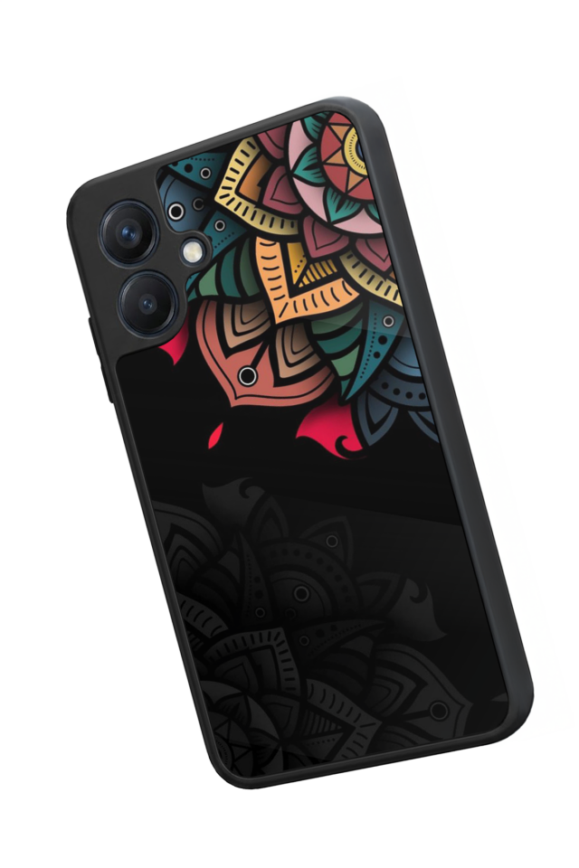 Samsung Galaxy A07 Uyumlu Mandala Tasarımlı Glossy Premium Kılıf