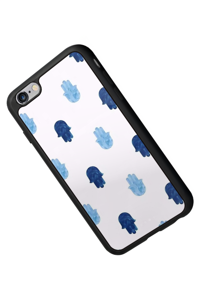 iPhone 6 Plus Uyumlu Nazar Tasarımlı Glossy Premium Kılıf