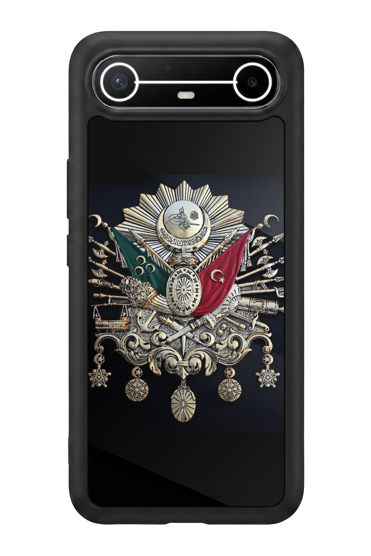 Tecno Spark Slim 5G Uyumlu Osmanli Tugrasi Tasarımlı Glossy Premium Kılıf