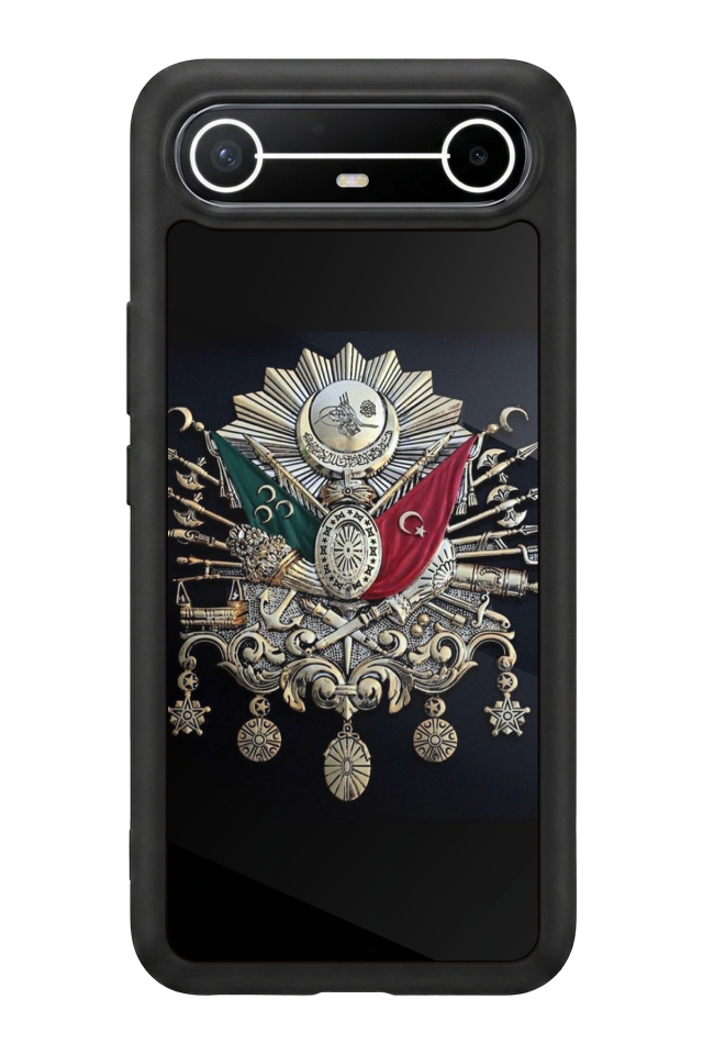 Tecno Spark Slim 5G Uyumlu Osmanli Tugrasi Tasarımlı Glossy Premium Kılıf