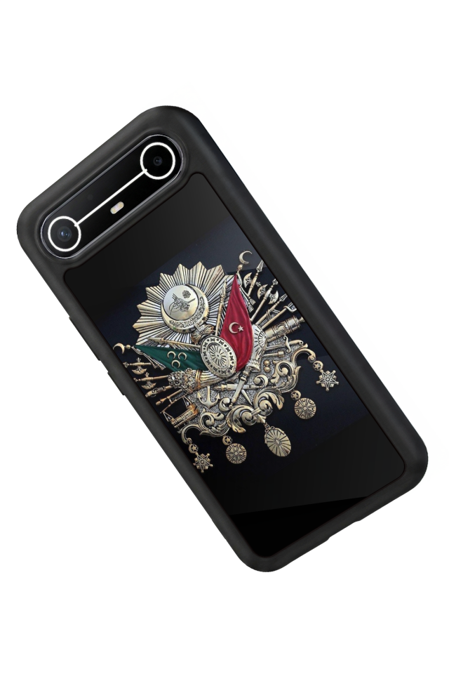 Tecno Spark Slim 5G Uyumlu Osmanli Tugrasi Tasarımlı Glossy Premium Kılıf