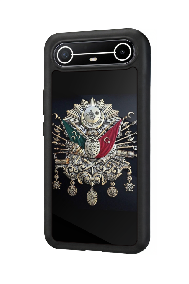 Tecno Spark Slim 5G Uyumlu Osmanli Tugrasi Tasarımlı Glossy Premium Kılıf