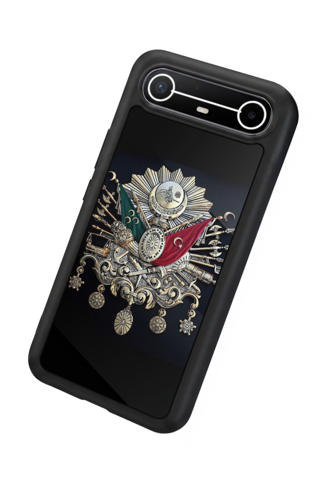 Tecno Spark Slim 5G Uyumlu Osmanli Tugrasi Tasarımlı Glossy Premium Kılıf