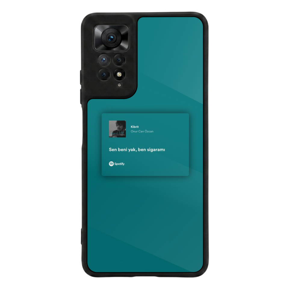 Xiaomi Redmi Note 12 Pro Uyumlu Sarki Sozleri Tasarımlı Glossy Premium Kılıf