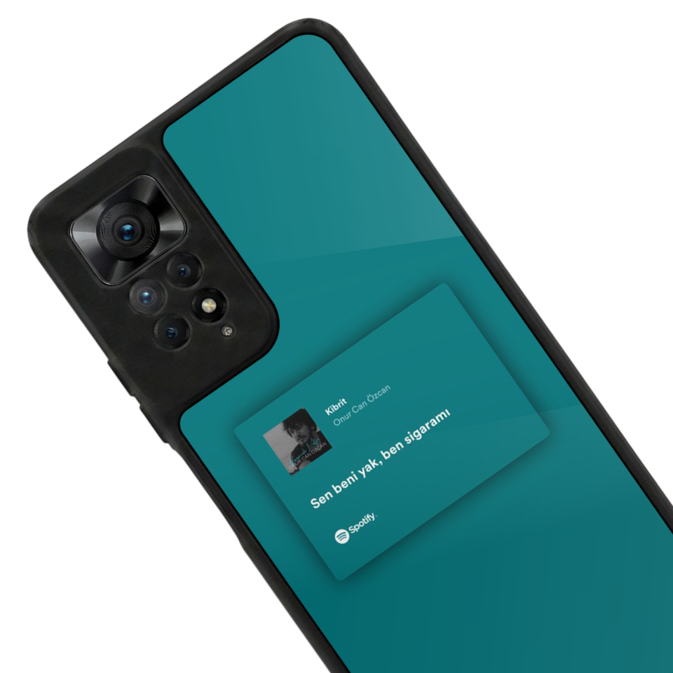 Xiaomi Redmi Note 12 Pro Uyumlu Sarki Sozleri Tasarımlı Glossy Premium Kılıf