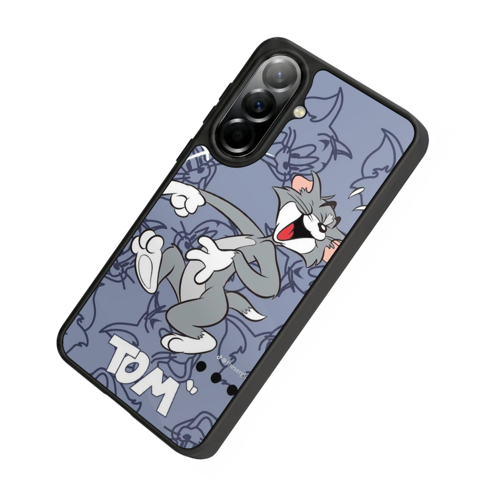 Samsung Galaxy A37 Uyumlu Tom And Jerry Tasarımlı Glossy Premium Kılıf